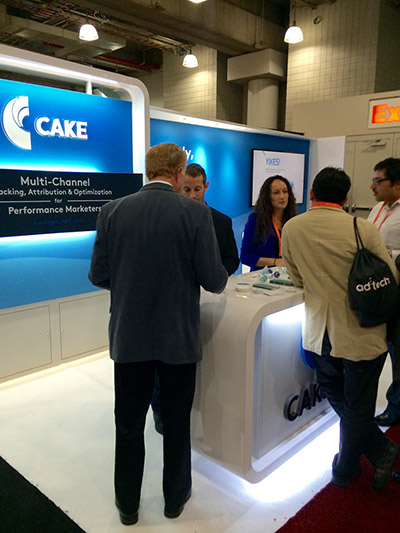 CAKE booth at Ad:Tech